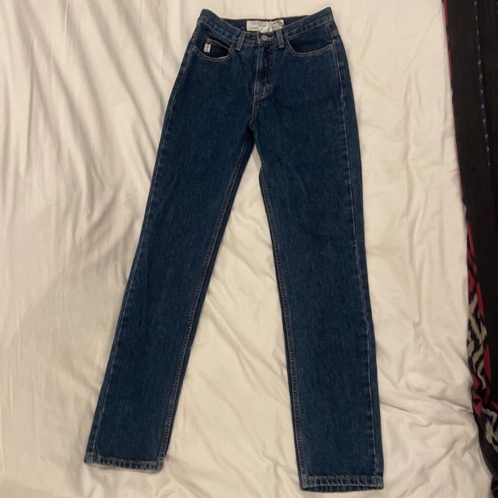 Guess Women's Navy and Blue Jeans